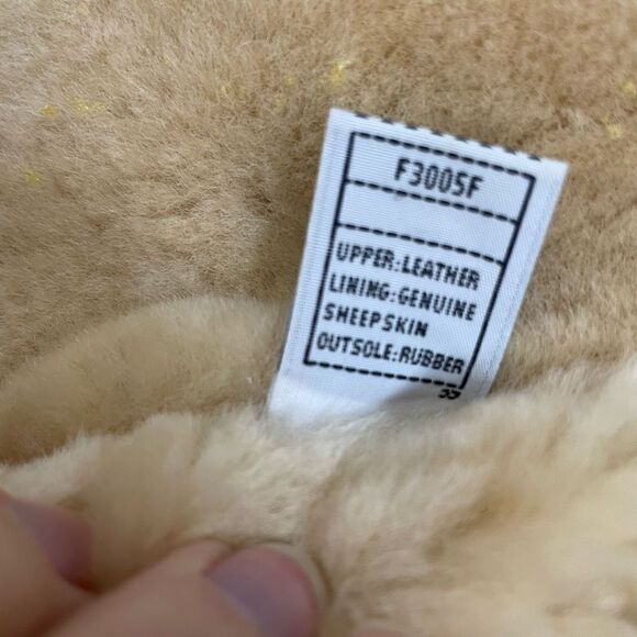 UGG Classic Tall 5235 Leather Sheepskin Winter Boots Sunset Turquoise Blue Zip 8 - Picture 9 of 11